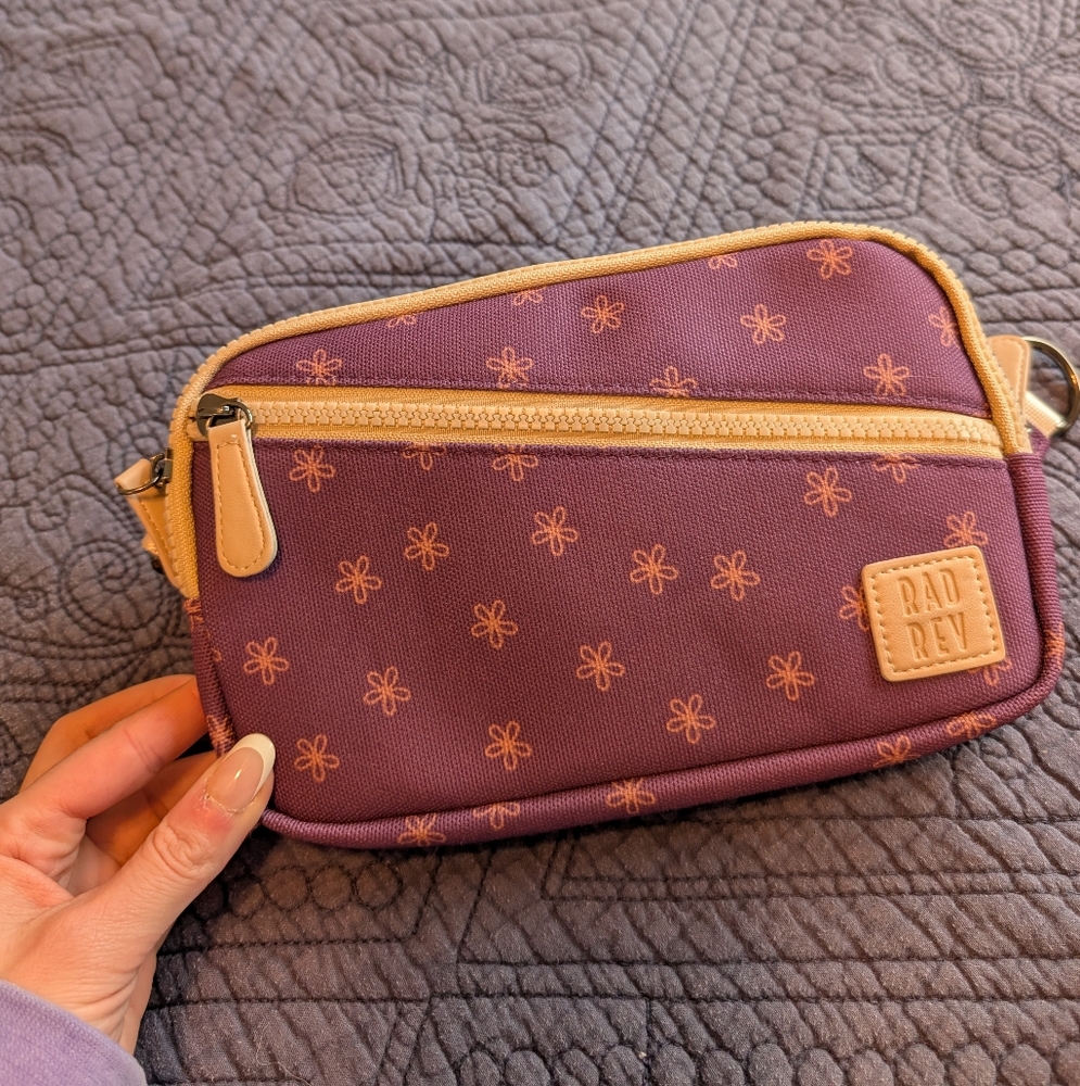 Purple floral sling from Rad Rev